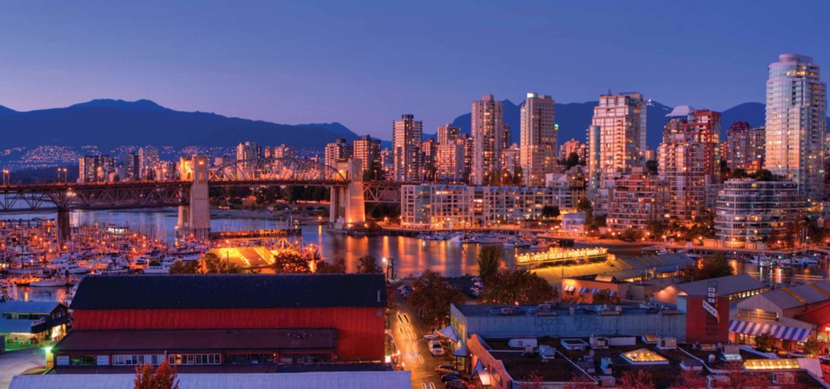 Vancouver, BC's spectacular skyline.